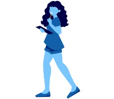 girl holding clipboard