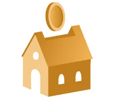 coin into house