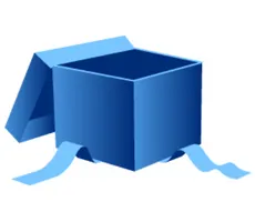 opened moving box