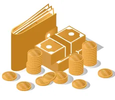 wallet coins and cash