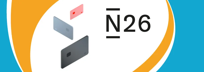 N26 logo with three metal debit cards
