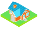 house with a garden