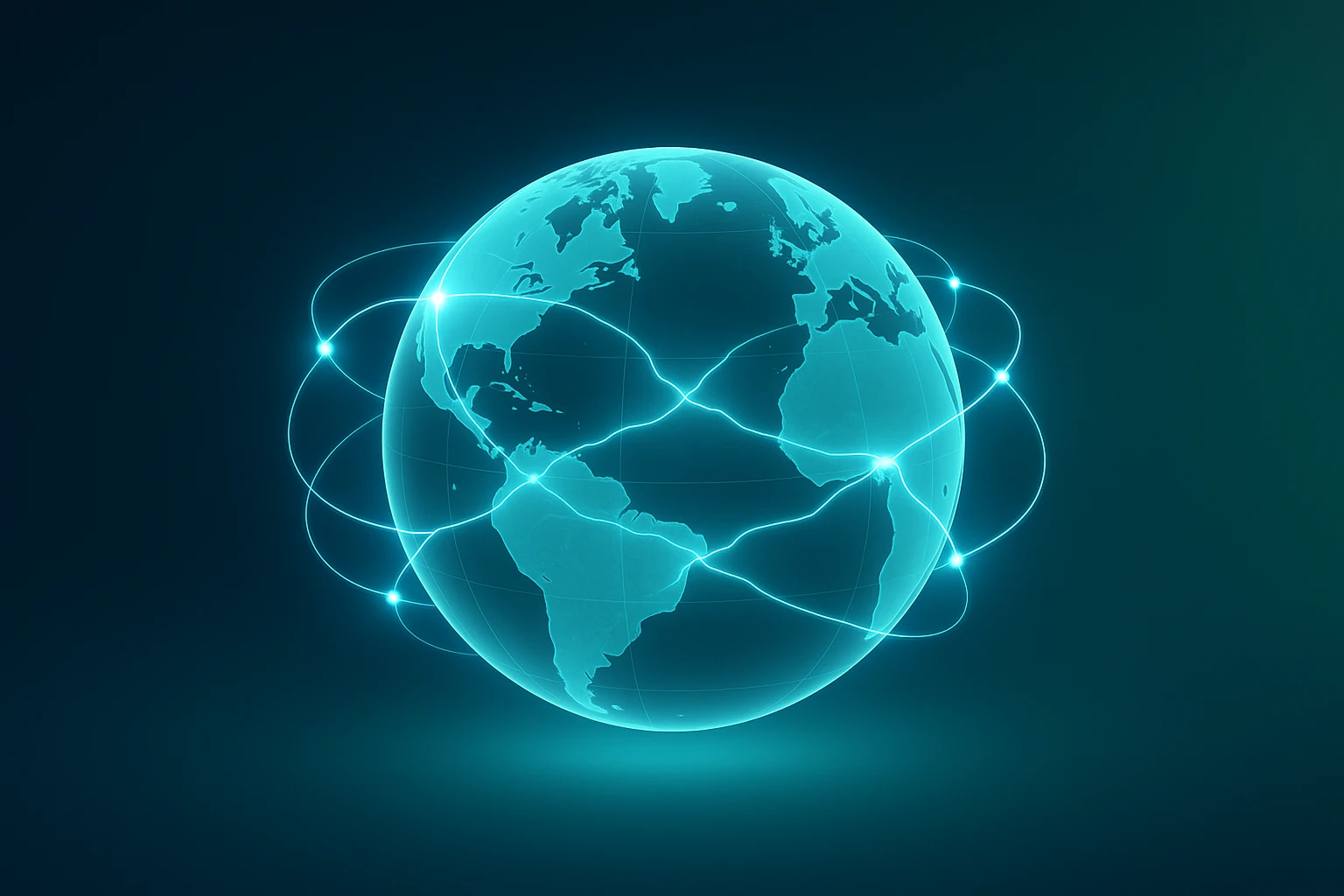 A glowing globe wrapped in electricity grid lines, representing residential electricity prices around the world