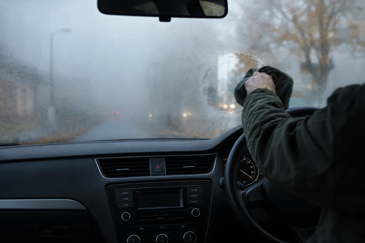 Misted-up windscreen: the dashboard button that pushes up your fuel consumption
