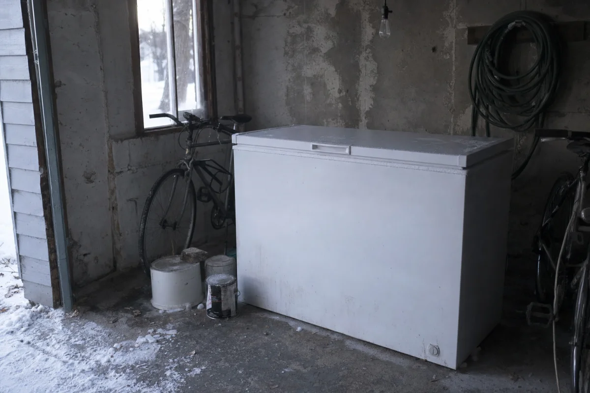 Freezer in the garage: why the winter cold could paradoxically defrost everything
