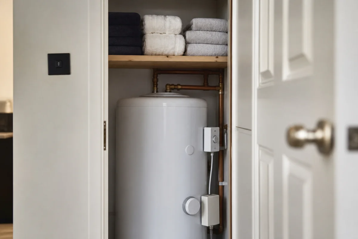 Your 210-litre hot water cylinder gives you 380 litres of shower water: the number to check