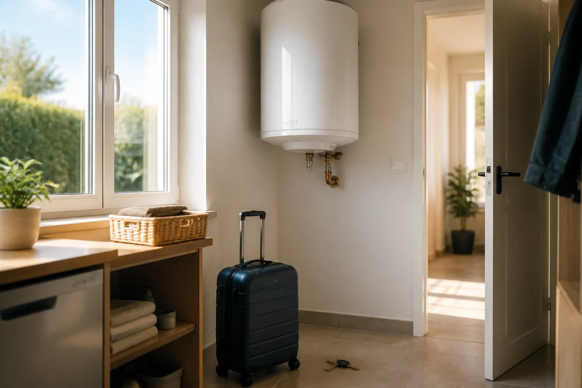 Leaving the hot water on while you're away: what an empty house still costs you