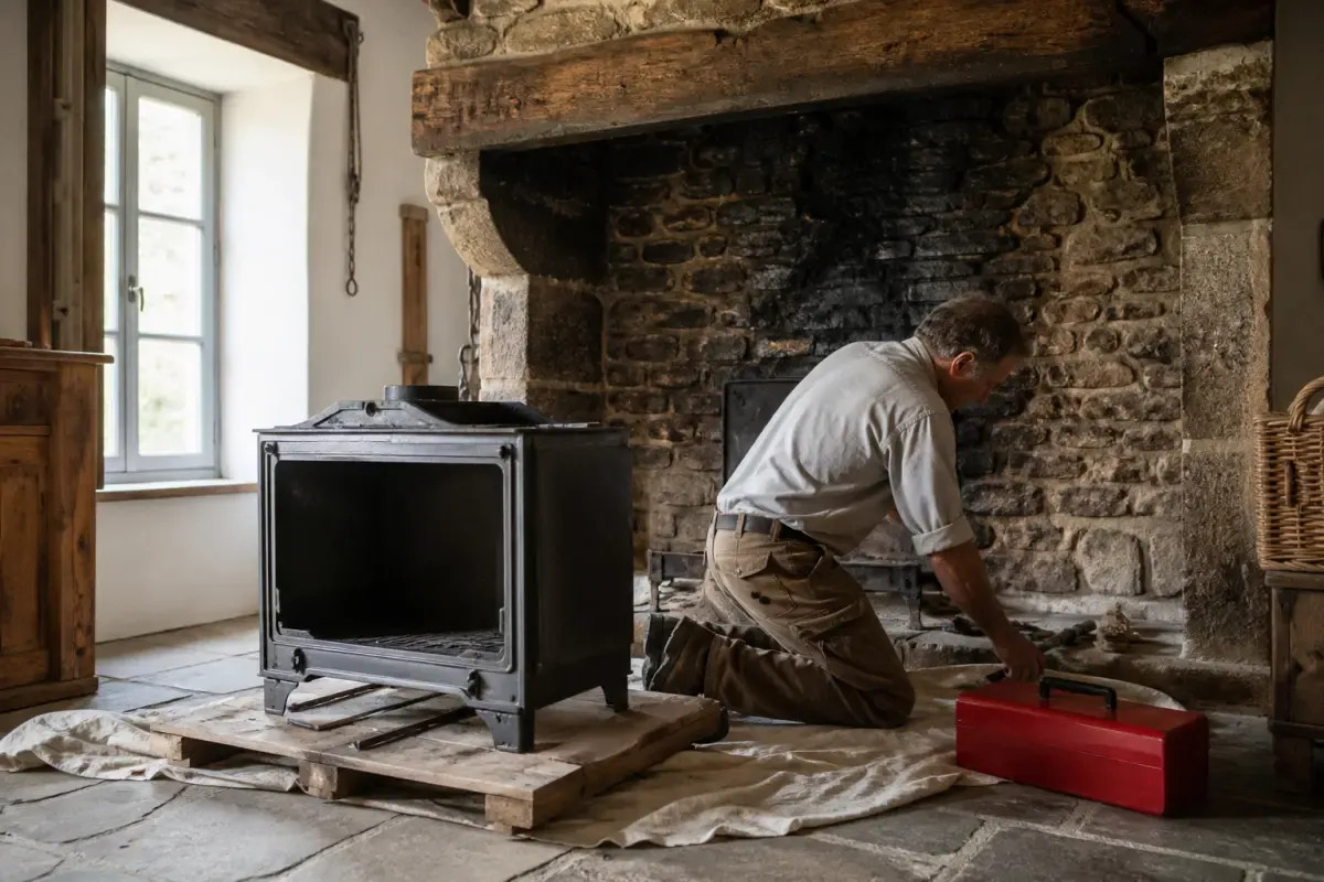 Open fireplace: why 90% of your wood heats nothing (and where lighting it is already banned)