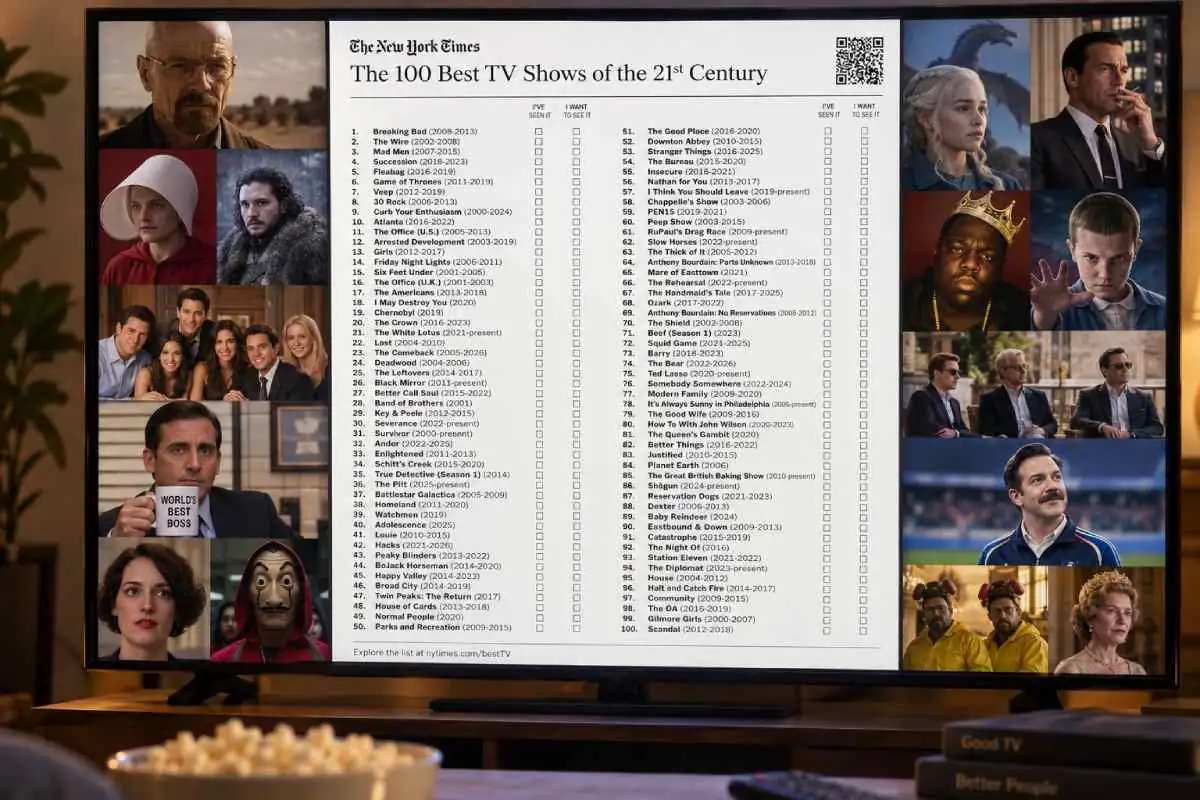Breaking Bad voted the best TV show of the 21st century, with Fleabag the top British show in fifth place