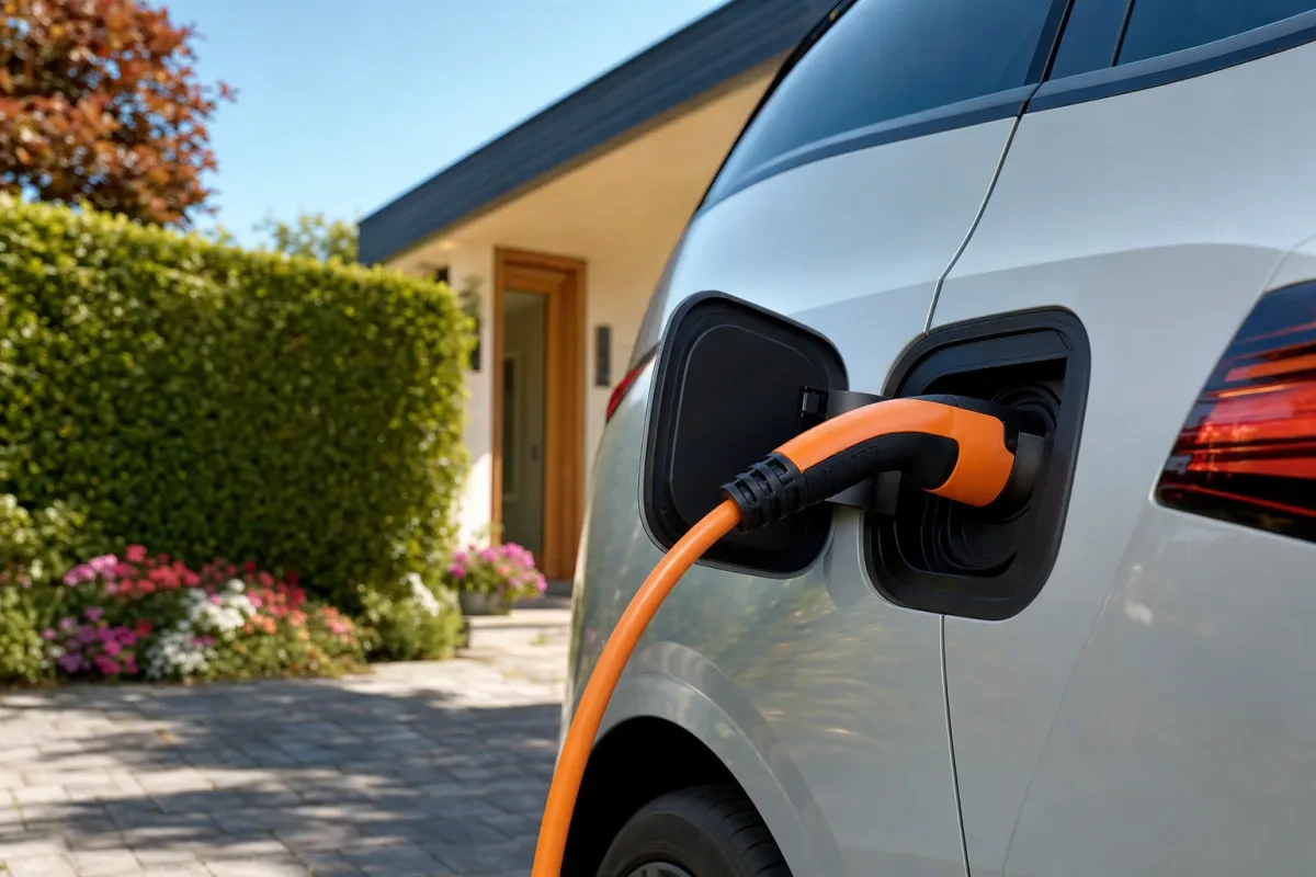Electric car: the cost per mile charging at home versus a diesel