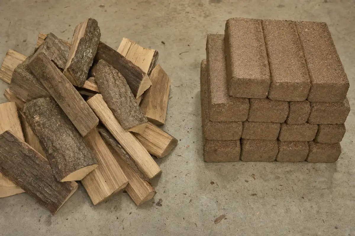Heat logs or kiln-dried logs: which one actually gives you more heat per pound
